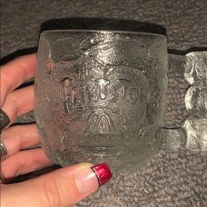 McDonalds Flintstones glasses
